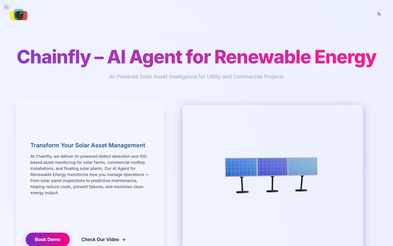 Chainfly — AI agent that inspects solar farms from the air