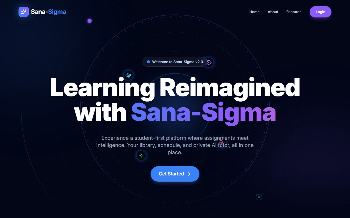 Sana-Sigma — School platform with a private AI tutor per student